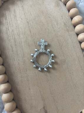 Vintage French Crown of Thorns Finger Rosary Dizainier